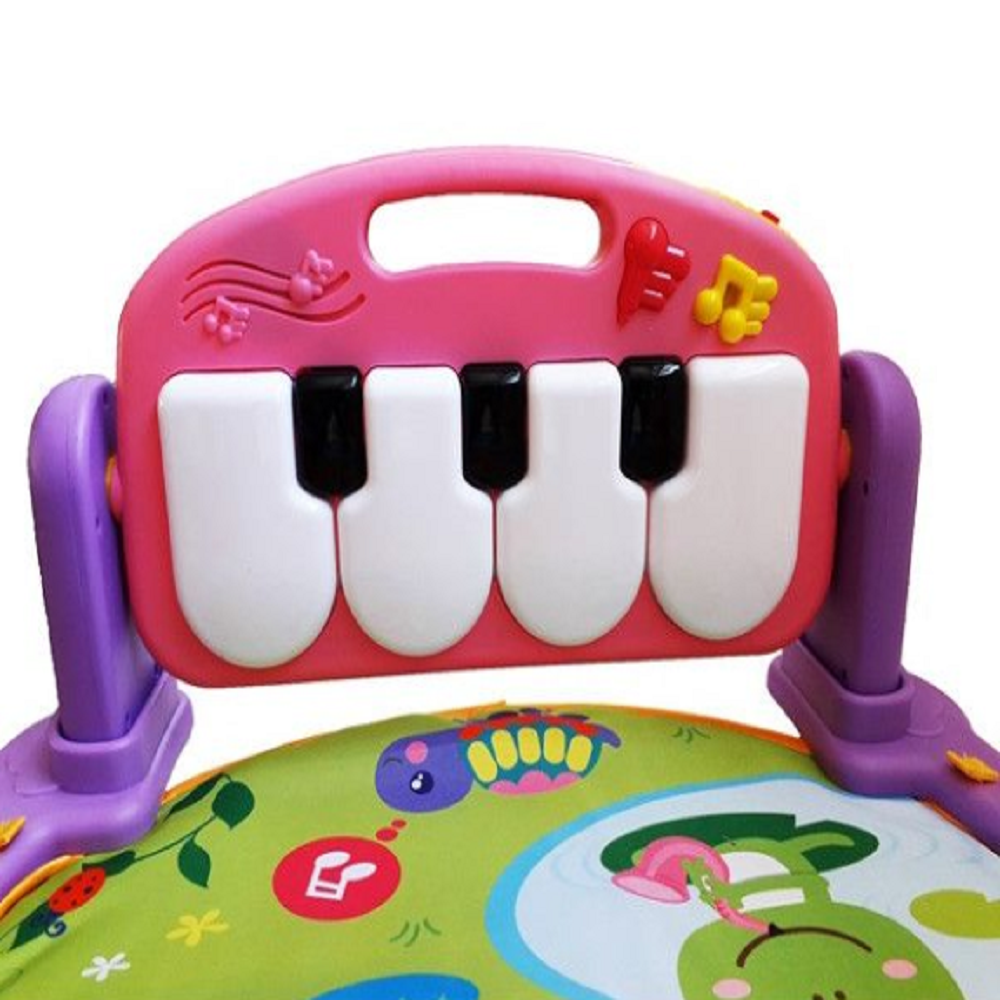 Piano Fitness baba játszószőnyeg – rózsaszínlila (BBJ) (1)