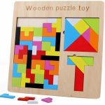 Fa mozaik kirakó játék – fa tetris puzzle (BB1226) 3