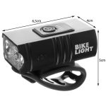 Akkumulátoros, USB-s, 2 az 1-ben bicikli lámpa + index 13