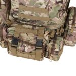 48,5L-es strapabíró, terepmintás katonai hátizsák sok zsebbel (BB8923) 12