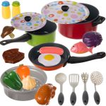 23 részes játék szakács készlet edényekkel és alapanyagokkal (BB16876) (4)