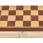 Fa sakkészlet – tokká összehajtható sakktábla bábukkal (BB4297) (1)