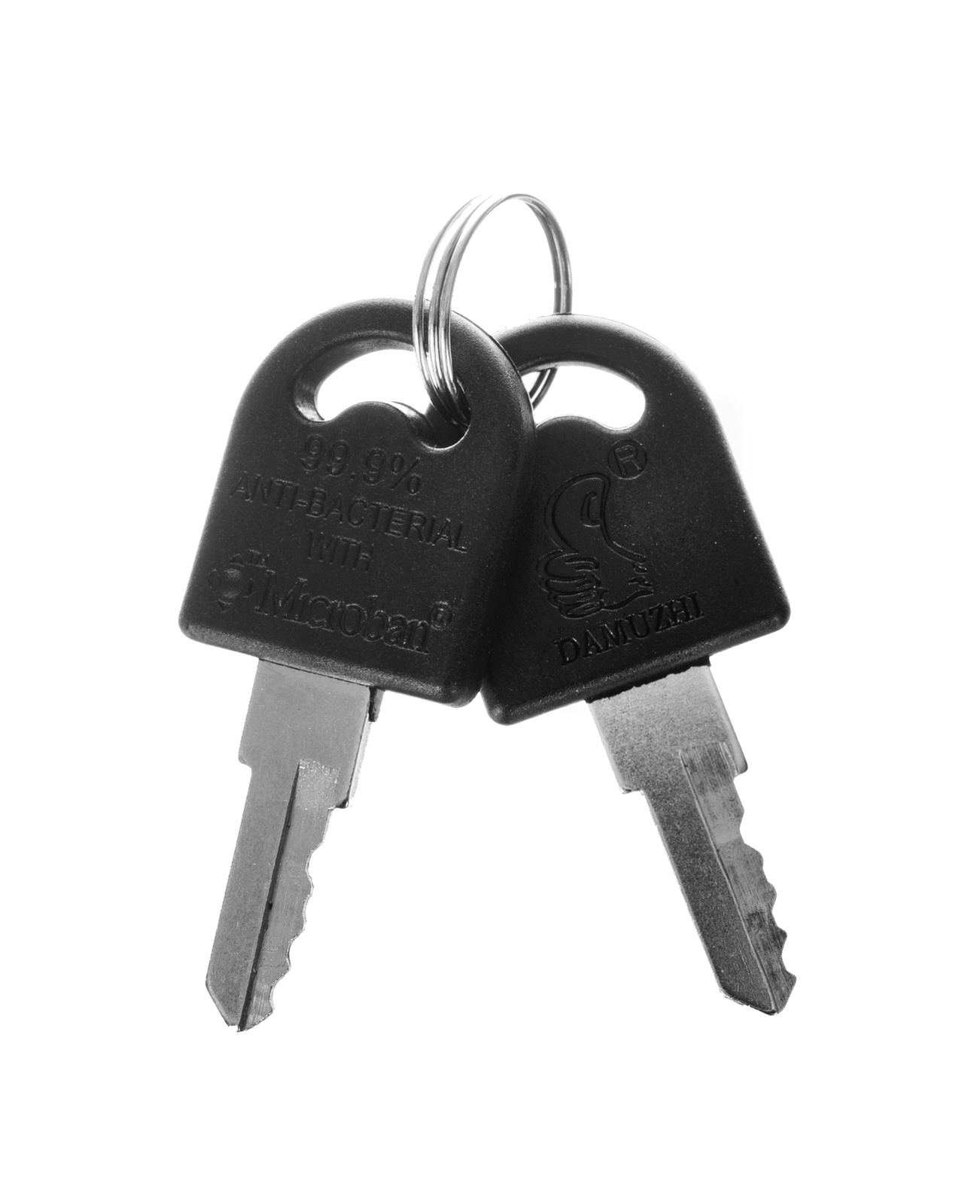 Fekete fém postaláda újságtartóval és két kulccsal (BB12326) (5)