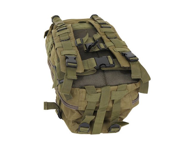 30 L-es ergonomikus khaki színű katonai hátizsák amerikai zászlós felvarróval (BB8916) (20)