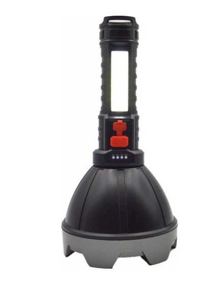 Extra nagy teljesítményű, újratölthető, vízálló kézi lámpa – 4 funkciós keresőlámpa ZJ-04 (6)
