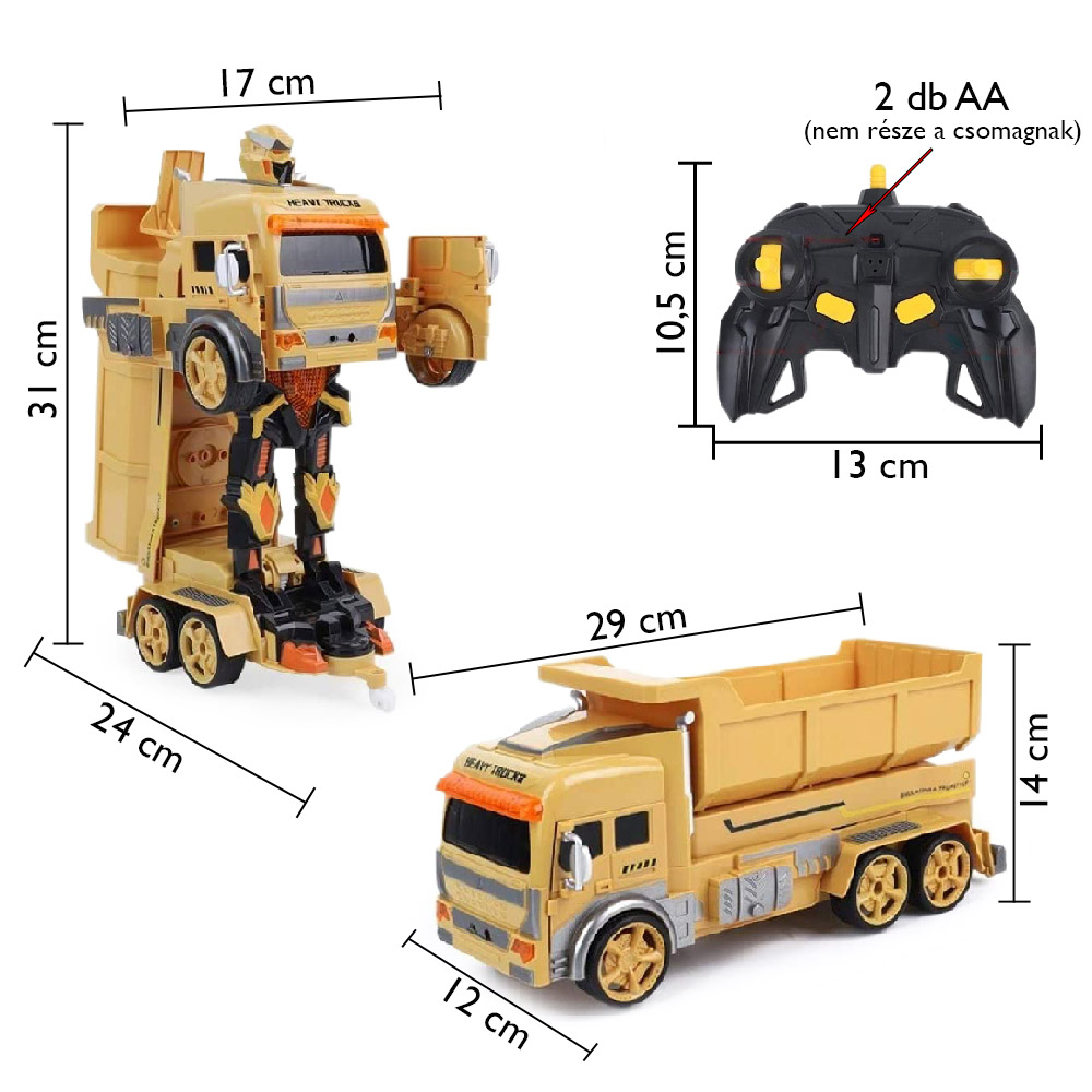 Robottá alakuló munkagép – platós transformers (1)