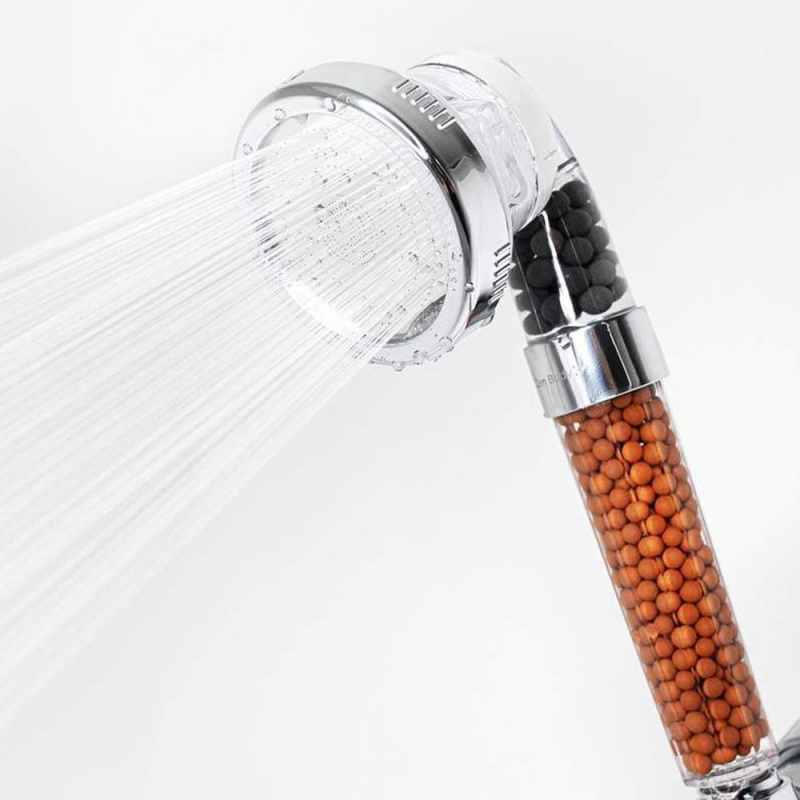 Vízszűrős otthoni wellness zuhanyfej ásvány golyókkal (5)