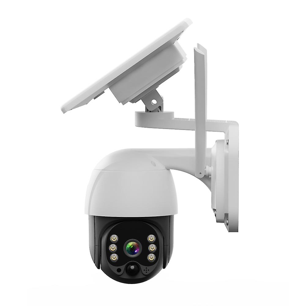 Intelligens Napelemes biztonsági kamera 4G 1080p újratölthető akkumulátoros kamera éjszakai látással, kétirányú PTZ66
