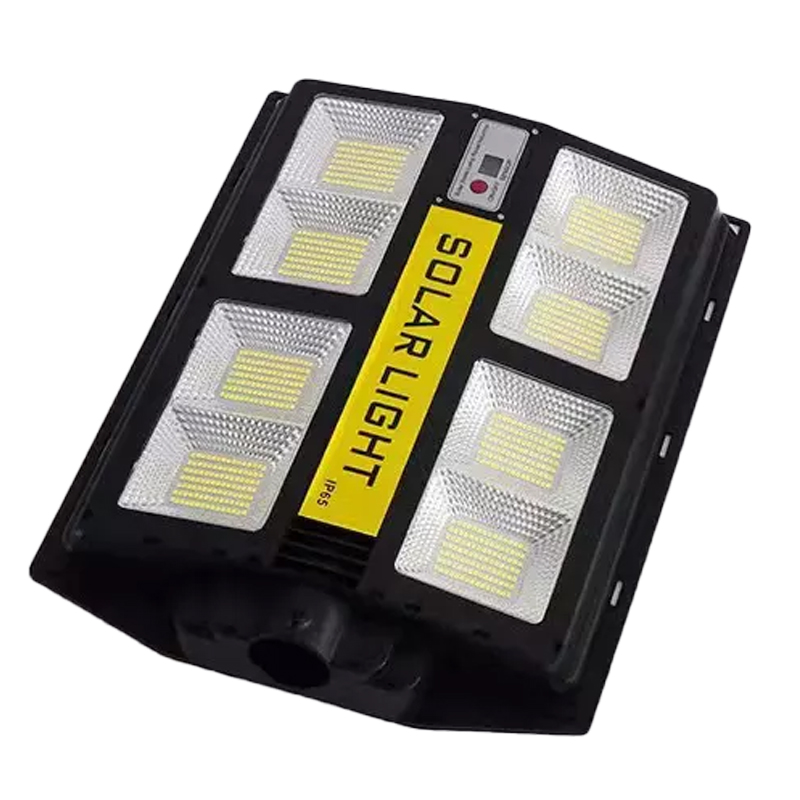 LED térvilágítás távirányítós, napelemes, fény-és mozgásérzékelős utcai szolárlámpa 800W3