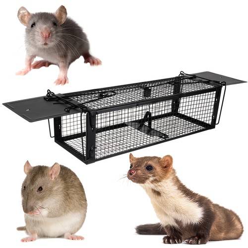 Nagy méretű, élvefogó rágcsálócsapda egerek, patkányok és nyestek ellen – 43 x 15 x 12 cm (BB-19051) (7)