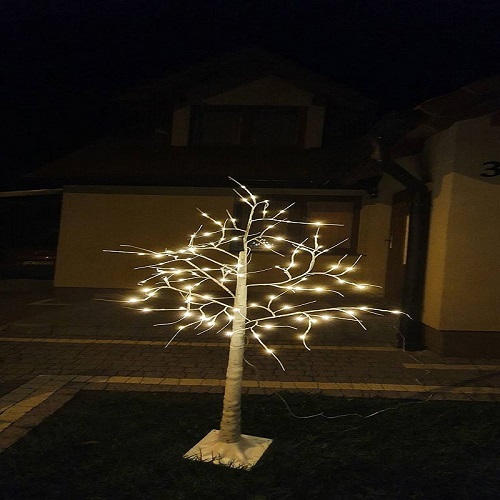 Karácsonyi dekor fa LED világíttással kül- és beltérre – 90 cm (BB-11315) (8)