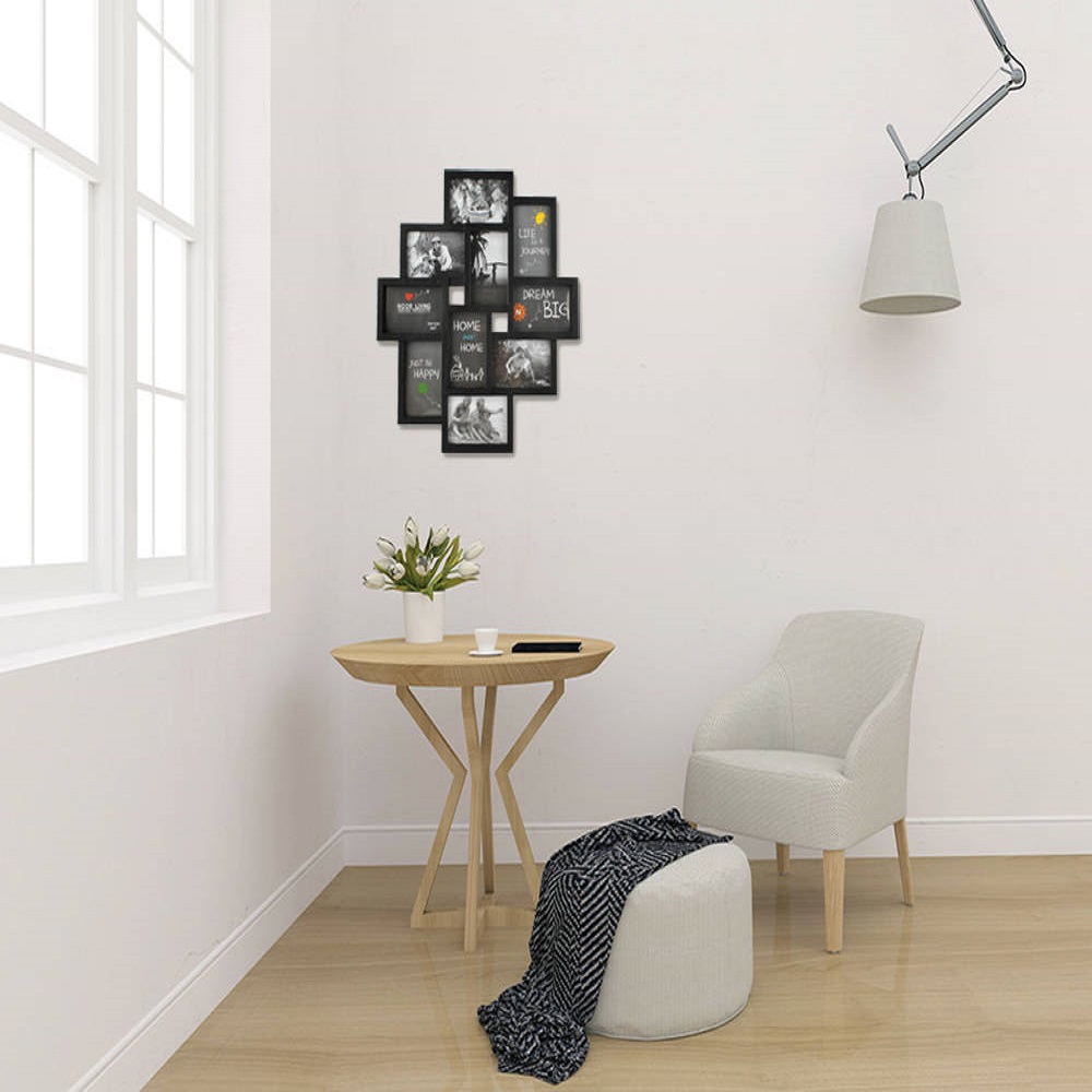 White interior – blank wall mockup – wall art display