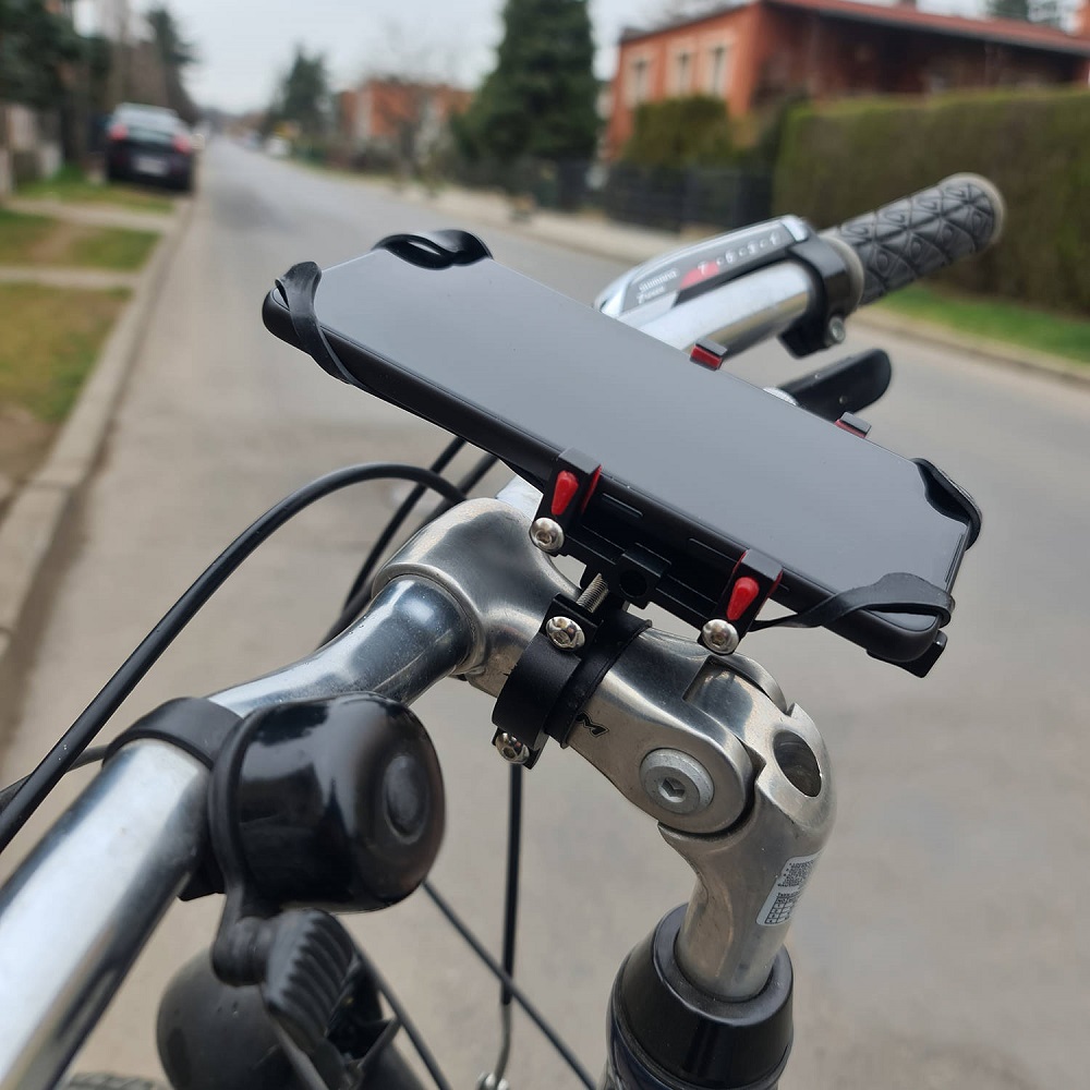 Univerzális 2 az 1-ben GPStelefon tartó kerékpárra – állítható-, és csúszásvédővel ellátva (BB-18313) (9)