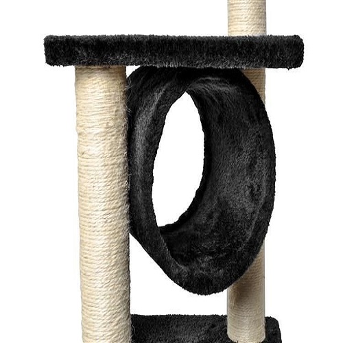 5 emeletes macskabútor szizál kaparófákkal és játék egérrel – 90 x 31 cm, barna (BB-9481) (5)