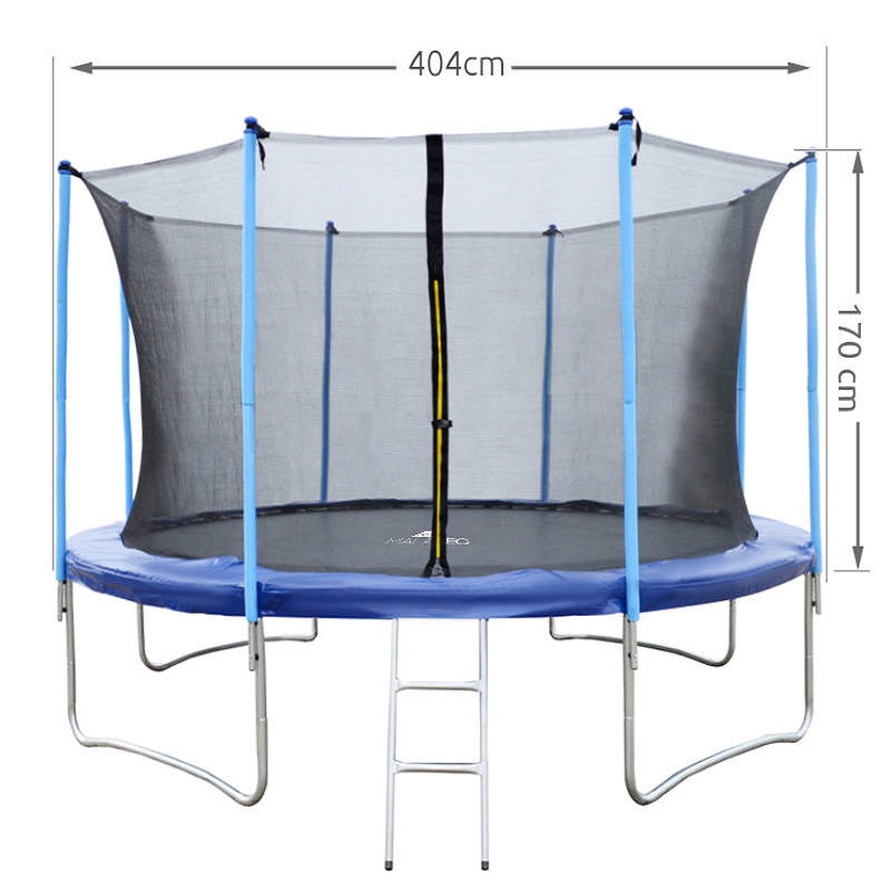 Belső biztonsági védőháló trambulinokhoz – megvédi gyermekét a földre zuhanástól – 404 x 170 cm (BB-2227) (1)