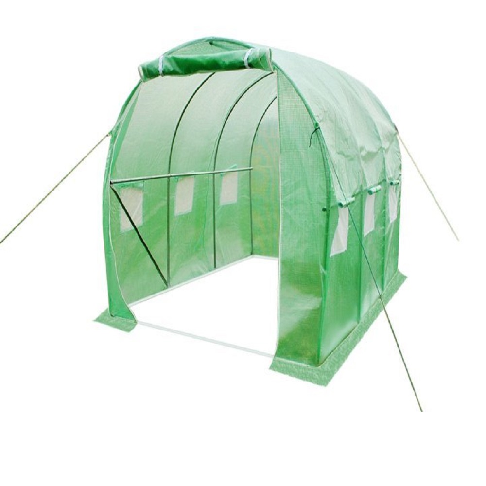 Kerti fóliasátor 4.5 x 3 x 2 m – UV-, és vízálló, 6 szúnyoghálós ablakkal (BB-10021) (2)
