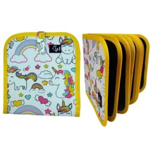 Varázslatos rajzfüzet törölhető lapokkal, beépített tolltartóval és 12 színes filccel - vidám mintás borítóval (BBJ) - Image 17