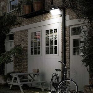 100 LED-es szürkület- és mozgásérzékelős kültéri szolár lámpa különálló paneles, vízálló solar világítás (BBL) - Image 10