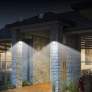 100 LED-es szürkület- és mozgásérzékelős kültéri szolár lámpa különálló paneles, vízálló solar világítás (BBL) - Image 3