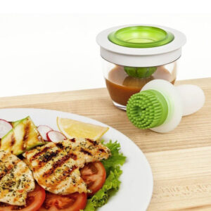 Konyhai pipetta szett folyadékok felhordásához - praktikus mikrózható üvegtartóban (BBM) (FX) - Image 3