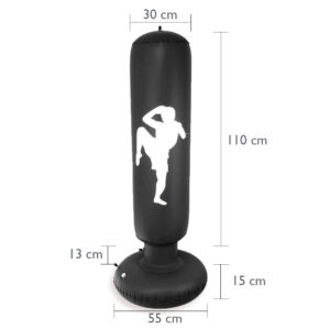 Felfújható boxzsák homokkal tölthető alappal kicsiknek és nagyoknak - 150 cm (BBJ) - Image 3