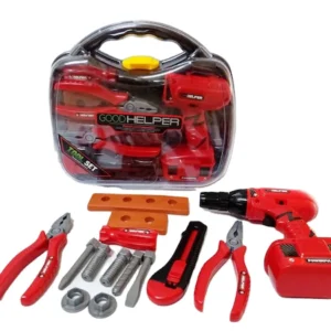 14 részes játék barkácskészlet elemes fúrógéppel (BBJ) - Image 3