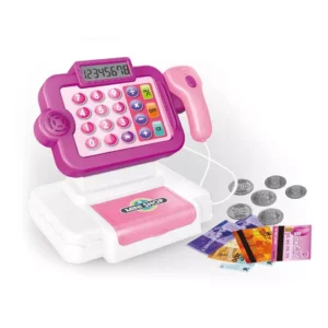 14 részes játék pénztárgép játék pénzzel, digitális kijelzővel és hanghatásokkal (BBJ) - Image 3