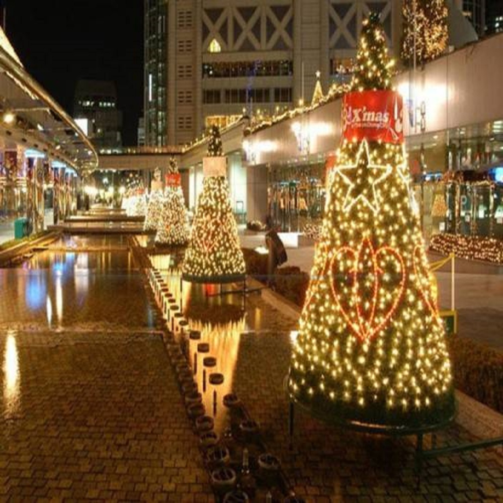 160 LED-es fényfűzér – kül-, és beltérre – 8 világítási móddal, 2 x 2 m, meleg fehér (BB-11340) (3)