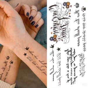 Felragasztható tetoválás készlet gyerekeknek több mint 80 mintával (BBM) (FX) - Image 3