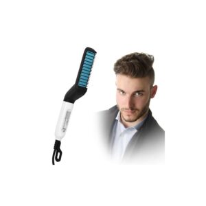 Többfunkciós elektromos haj- és szakállformázó fésű férfiaknak - 120°C-os optimális hőmérséklet, 10W (BBM) - Image 5