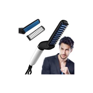 Többfunkciós elektromos haj- és szakállformázó fésű férfiaknak - 120°C-os optimális hőmérséklet, 10W (BBM) - Image 6