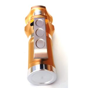 Akkumulátoros taktikai lámpa fém vázzal - kézi keresőlámpa 2 db fehér és 1 db kék T6 CREE LED-del (BBJH)(BBL) - Image 6