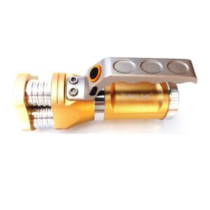 Akkumulátoros taktikai lámpa fém vázzal - kézi keresőlámpa 2 db fehér és 1 db kék T6 CREE LED-del (BBJH)(BBL) - Image 8