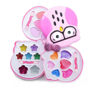 3 szintes bagoly formájú smink készlet gyerekeknek - összecsukható (BBJ) - Image 4