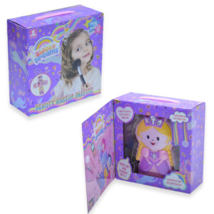 3 szintes királylány formájú smink készlet gyerekeknek – összecsukható (BBJ) - Image 4