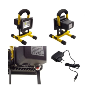 30 wattos hordozható LED reflektor, 3 x 4200mAh akkumulátor(12600mAh) (BBL) - Image 3