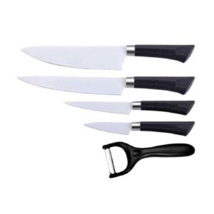 TD 5 részes kerámiabevonatos, rozsdamentes acél kés készlet zöldséghámozóval (BBL) - Image 4