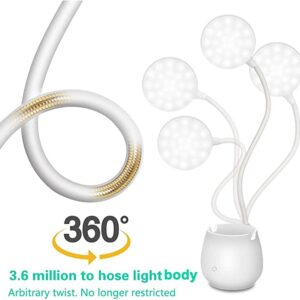 SS-530 3in1 asztali LED lámpa, tolltartó és hangszóró - USB-ről tölthető multifunkciós, hajlítható lámpa tanuláshoz, munkához (BBV) - Image 9