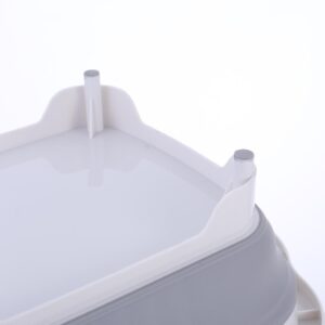 Helytakarékos, összecsukható 3in1 konyhai szilikon kosár - zöldégmosó, vágódeszka és tárolóedény (BBM) - Image 10