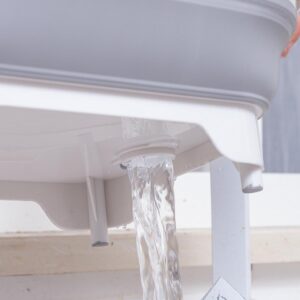 Helytakarékos, összecsukható 3in1 konyhai szilikon kosár - zöldégmosó, vágódeszka és tárolóedény (BBM) - Image 3