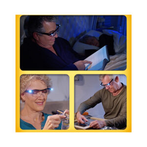 Nagyító szemüveg LED világítással szereléshez, olvasáshoz, pontosságot igénylő tevékenységekhez (BBV) - Image 7