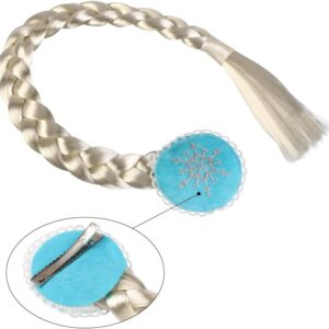 Kiegészítő készlet Elza jelmezhez - tiarával, kesztyűvel, jogarral és hajfonattal (BBJ) - Image 3