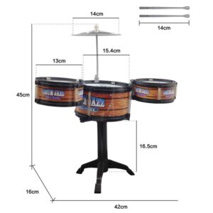 JAZZ 4 részes gyermek dob felszerelés ütőkkel és cintányérral (BBJ) - Image 3