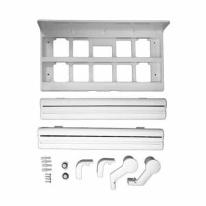 4in1 konyhai csomagolóanyag és fűszer tartó - falra rögzíthető papírtörlő, alufólia és folpack tároló és vágó (BBKM) - Image 7