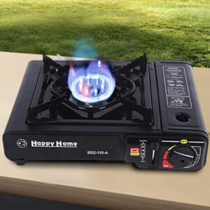 Hordozható kemping gázfőző alumínium égőfejjel és piezo automatikus gyújtóval (BBV) - Image 6