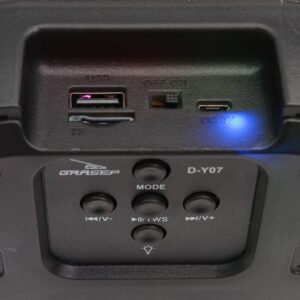 ZQS1205 RGB LED Bluetooth hangszóró - kompakt méretű hangszóró minden alkalomra - könnyen hordozható, kiváló hangminőség (BBJH) - Image 6