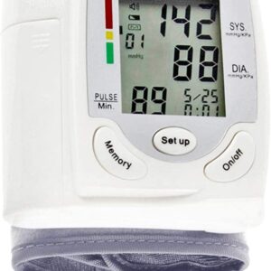 Digitális vérnyomás- és pulzusmérő csuklóra nagyméretű LCD kijelzővel (BBL) - Image 5