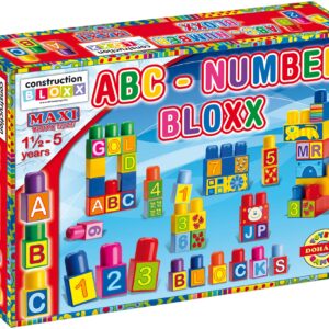 Maxi blocks 64 db-os óriás lego készlet felragasztható betűkkel és számokkal - 1,5 éves kortól (BBJ) - Image 4