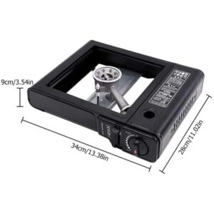 Hordozható kemping gázfőző alumínium égőfejjel és piezo automatikus gyújtóval (BBV) - Image 10