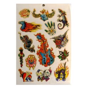 Felragasztható tetoválás készlet gyerekeknek több mint 80 mintával (BBM) (FX) - Image 16